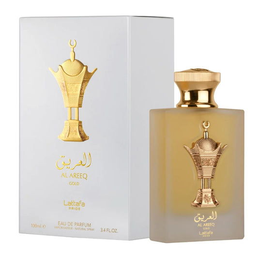 Al Areeq Gold Eau De Parfum Spray by Lattafa