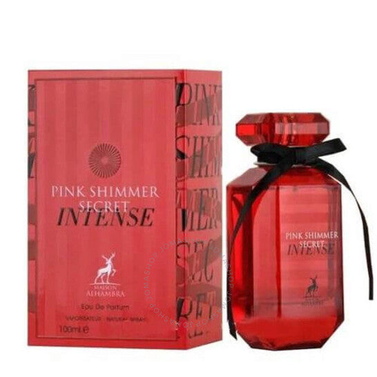 Pink Shimmer Secret Intense 3.4oz by Maison Al Hambra edp 100 ml