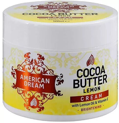 American Dream Brightening Cocoa Butter With Lemon Oil & Vitamin E 500ml