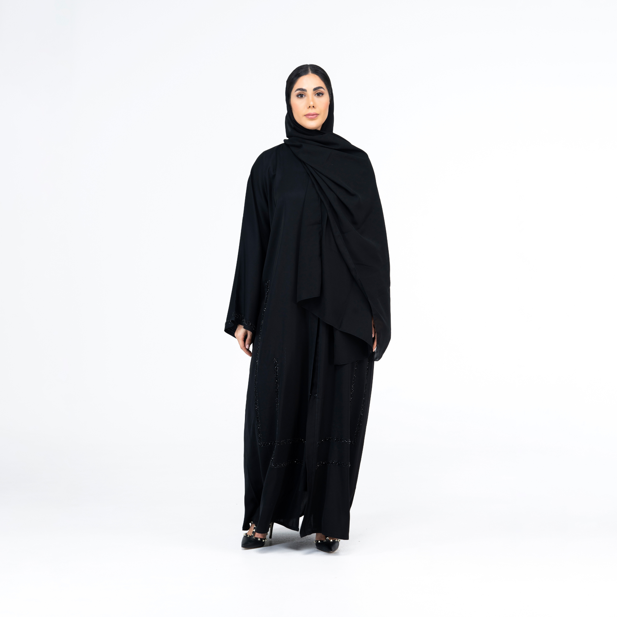 Abaya Spring 2023 Abaya Dubai Fashion - Design 3 -  Express 3 day shipping